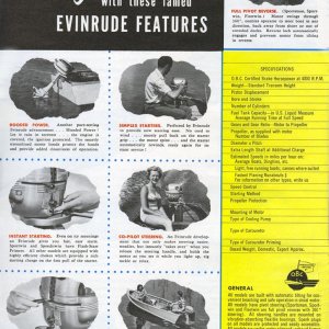 1950 Evinrude Brochure Page 14