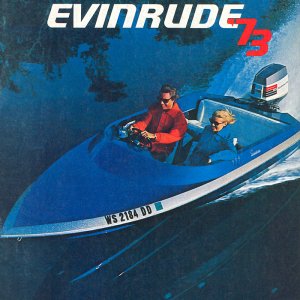 1973 Evinrude Brochure Cover Page
