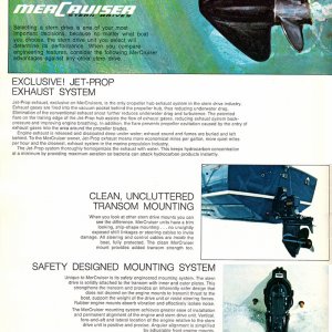 1970 Mercruiser Brochure Page 8