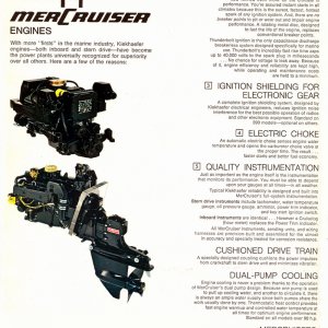 1970 Mercruiser Brochure Page 18