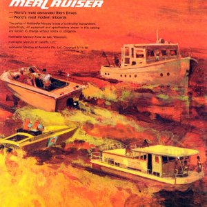 1970 Mercruiser Brochure Back-Cover