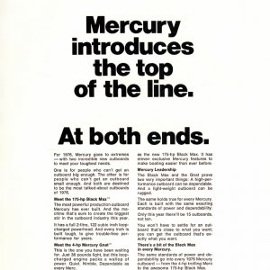 1976 Mercury Brochure Page 3