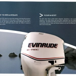 2007 Evinrude E-TEC Brochure Page 5