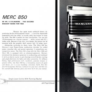 1962 Mercury Outboard Brochure Page 8