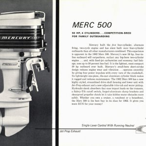 1962 Mercury Outboard Brochure Page 11