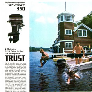 1967 Mercury Outboard Brochure Page 10