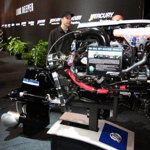 Mercury Marine Mercruiser Display at 2009 TIBS