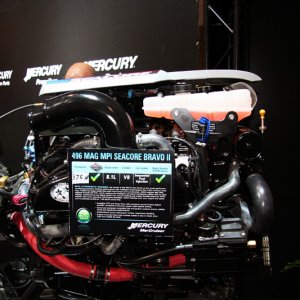 Mercury Marine Mercruiser Display at 2009 TIBS