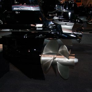 Mercury Marine Mercruiser Display at 2009 TIBS