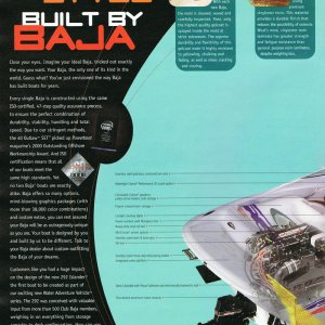 2001 Baja Brochure Page 5