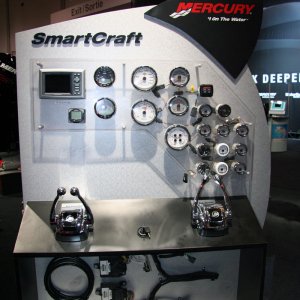 Mercury Marine Mercruiser Display at 2009 TIBS