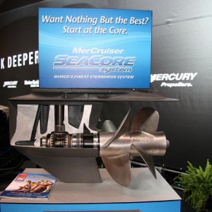 Mercury Marine Mercruiser Display at 2009 TIBS