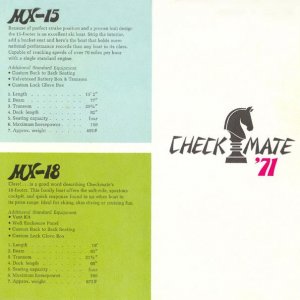 1971 Checkmate Brochure Page 7