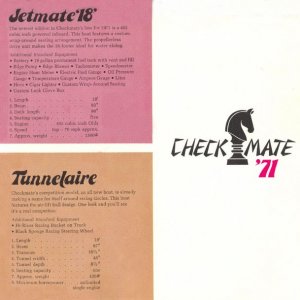 1971 Checkmate Brochure Page 9