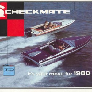 1980 Checkmate Brochure Front Cover