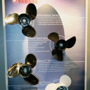 Yamaha Prop Display at 2009 TIBS