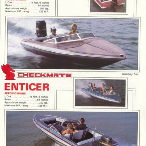 1986 Checkmate Brochure Page 3