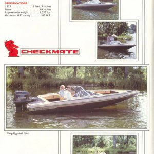 1986 Checkmate Brochure Page 6