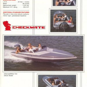 1986 Checkmate Brochure Page 7