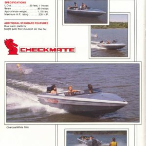1986 Checkmate Brochure Page 8