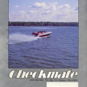 1988 Checkmate Brochure Page Rear Cover