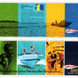 1968 Larson Brochure Front Cover