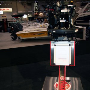 Yamaha Outboard Display at 2010 TIBS