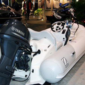 Zodiac with Yamaha Outboard at 2010 TIBS