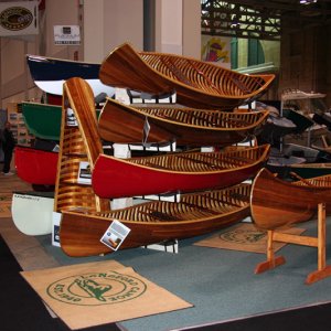 Langford Canoe Display at 2010 TIBS