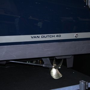 Van Dutch 40 at 2011 Toronto International Boat Show