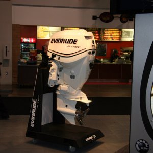 BRP/Evinrude Display at 2011 TIBS