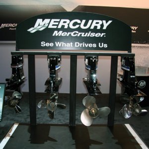 Mercury Marine Display at 2011 TIBS