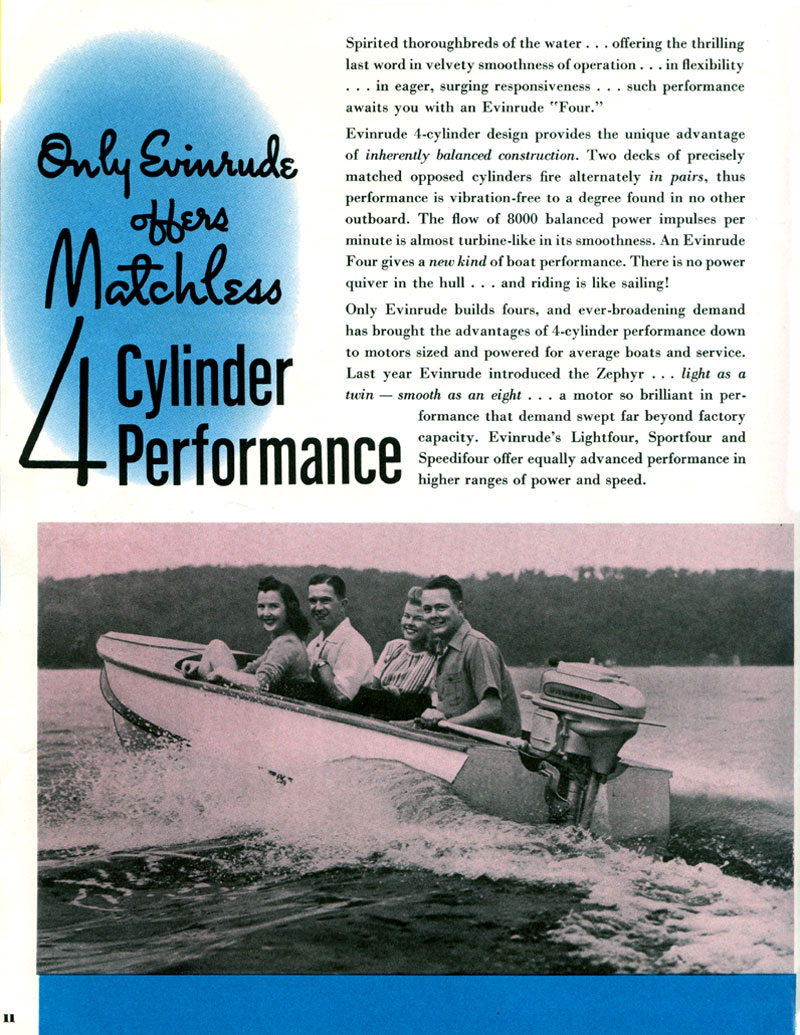 1941 Evinrude Brochure Page 11