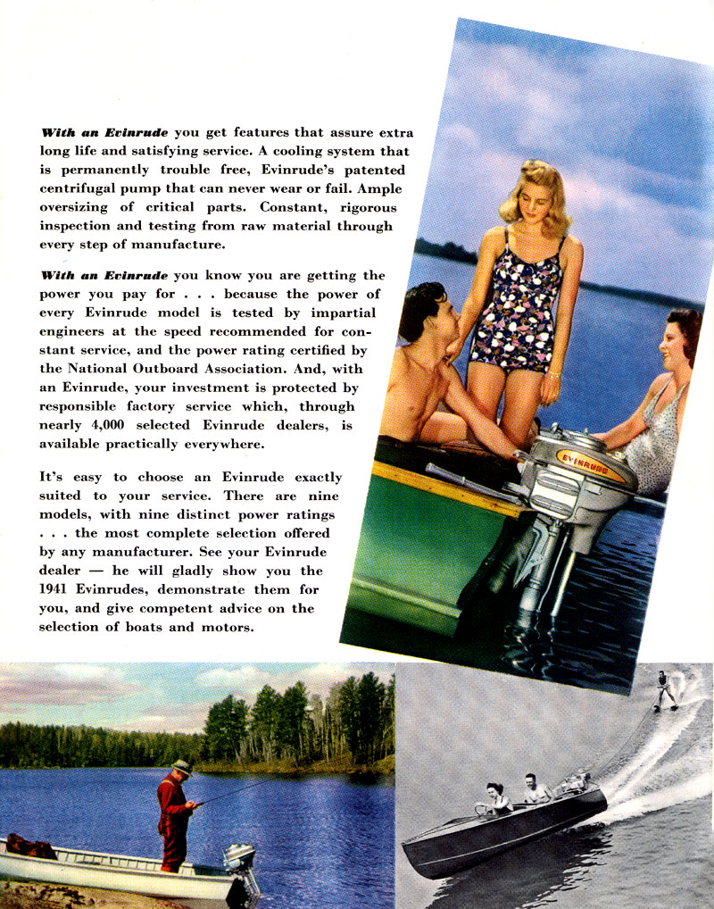 1941 Evinrude Brochure Page 5