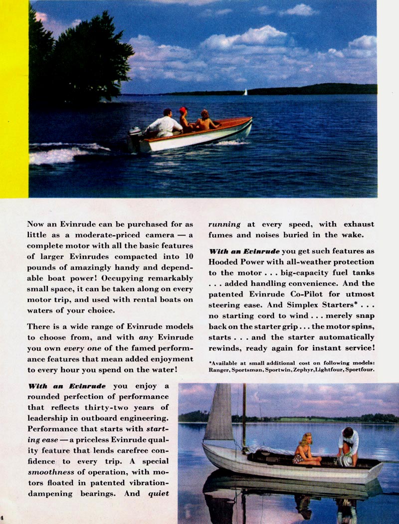 1942 Evinrude Brochure Page 4