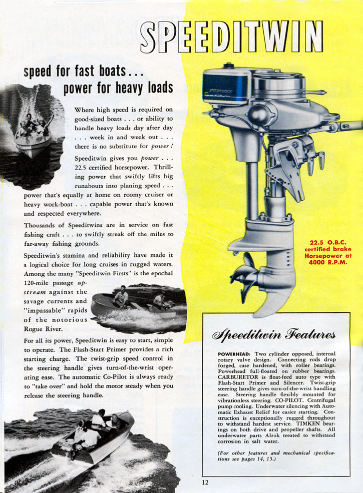 1950 Evinrude Brochure Page 12