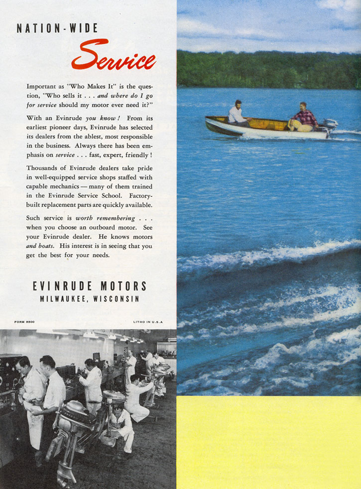 1950 Evinrude Brochure Page 16