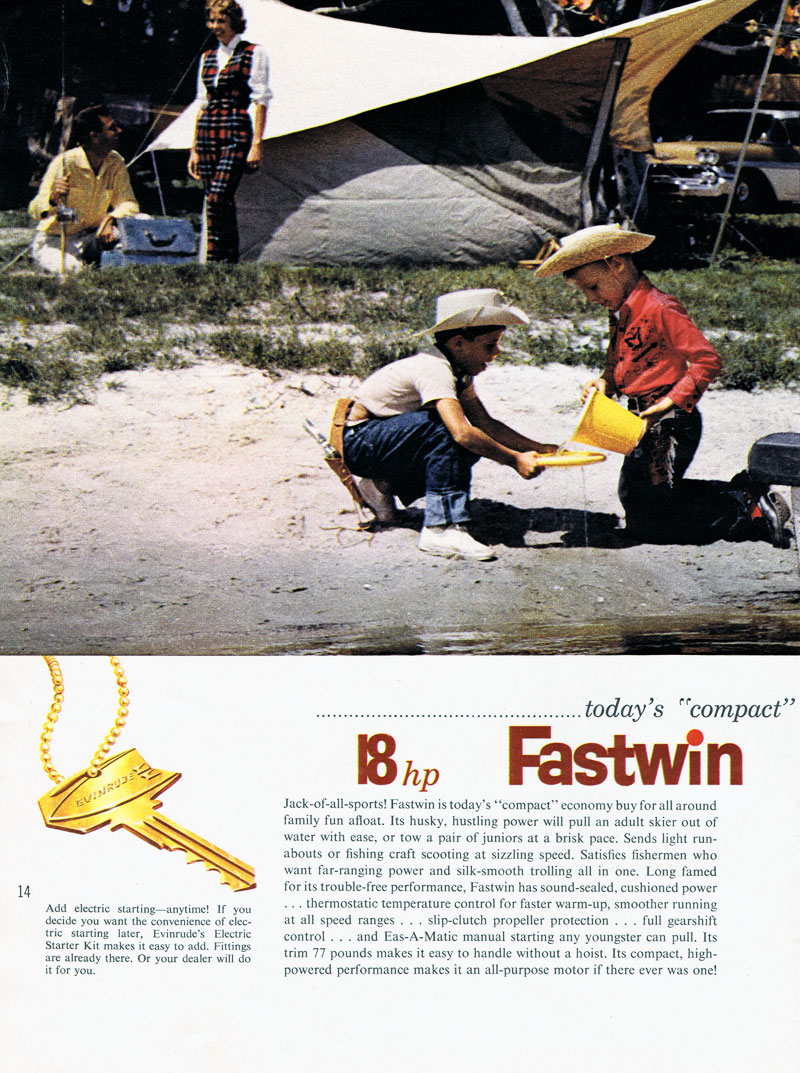 1961 Evinrude Brochure Page 14