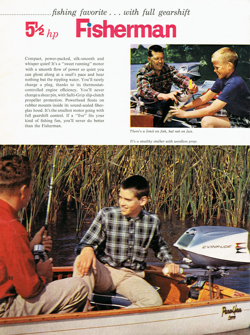 1961 Evinrude Brochure Page 18
