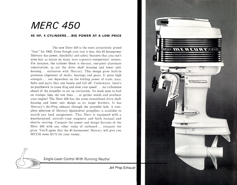 1962 Mercury Outboard Brochure Page 12