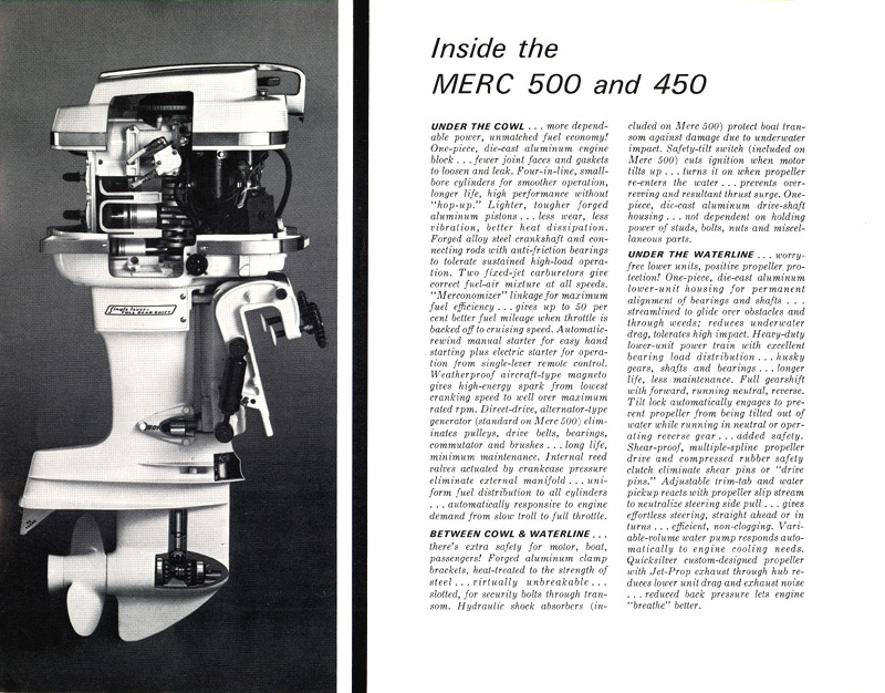 1962 Mercury Outboard Brochure Page 13