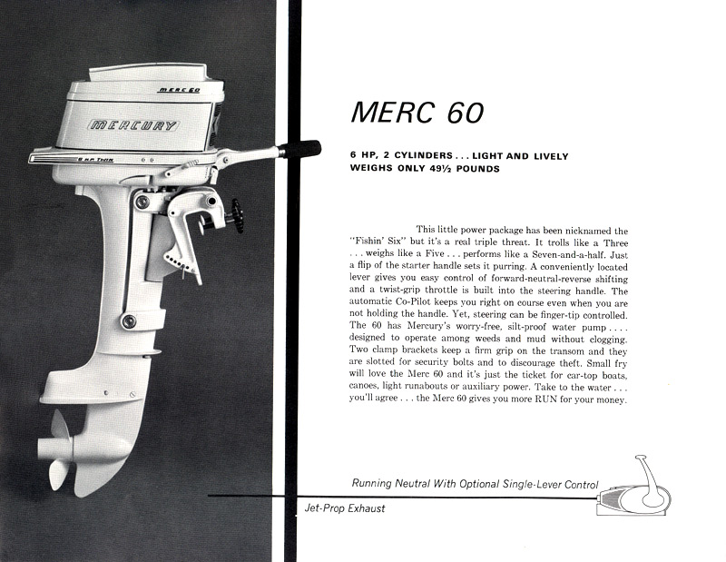 1962 Mercury Outboard Brochure Page 17