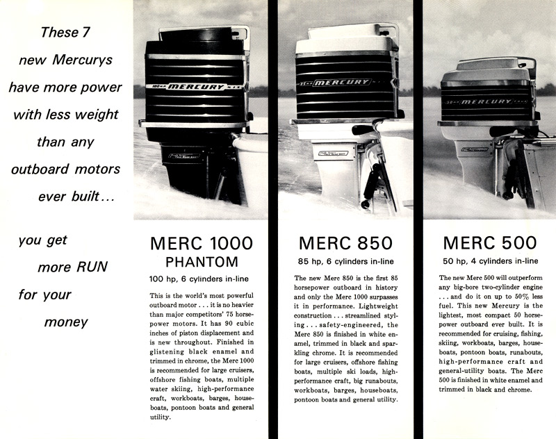 1962 Mercury Outboard Brochure Page 4