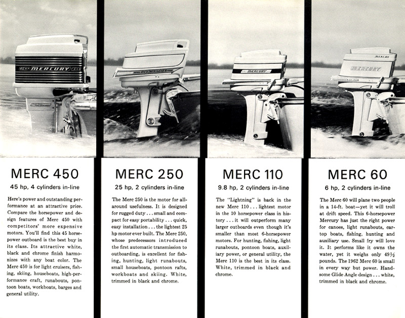 1962 Mercury Outboard Brochure Page 5