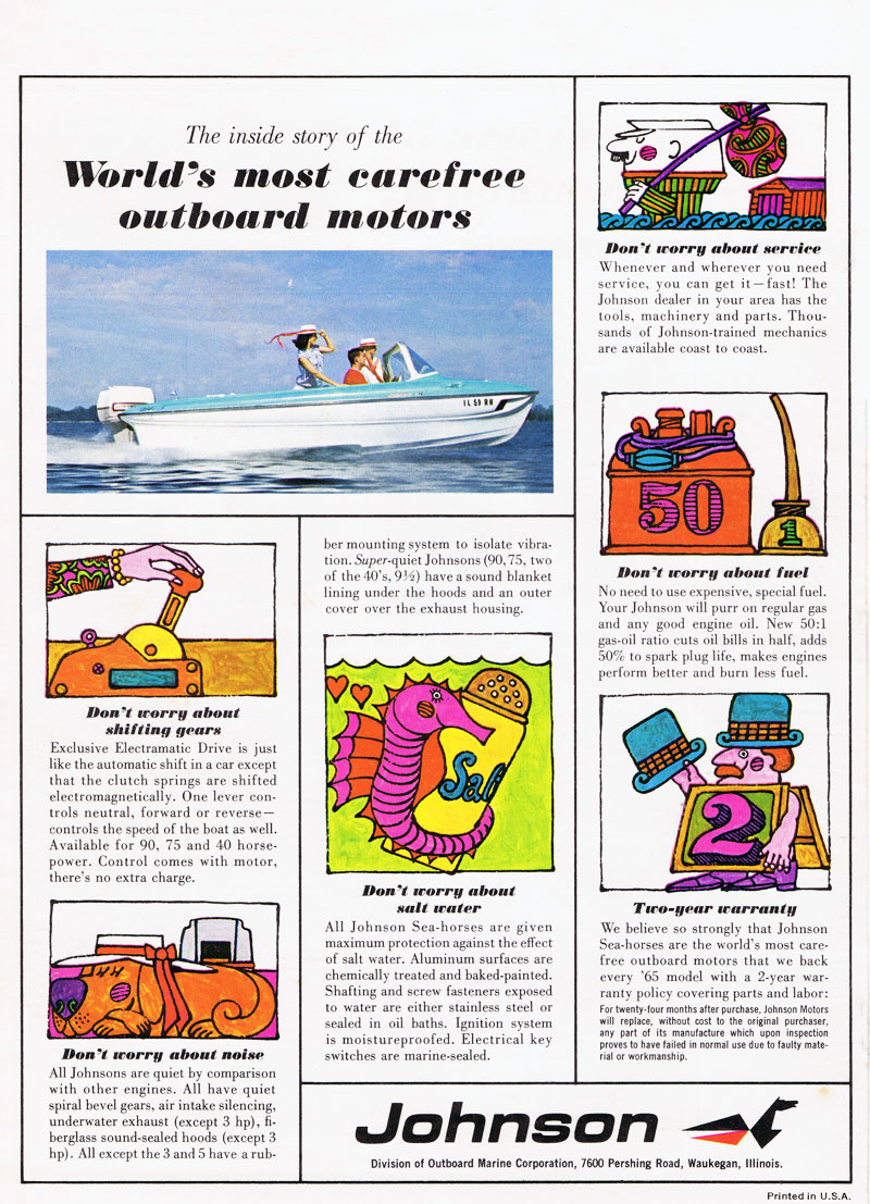 1965 Evinrude Brochure Page 8