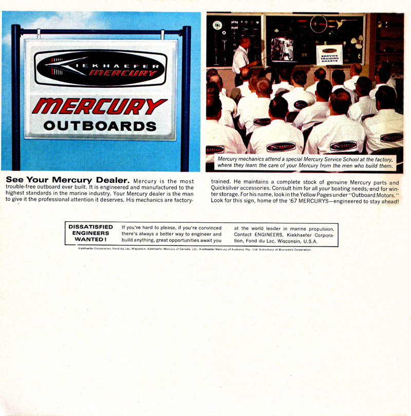 1967 Mercury Outboard Brochure Page 15