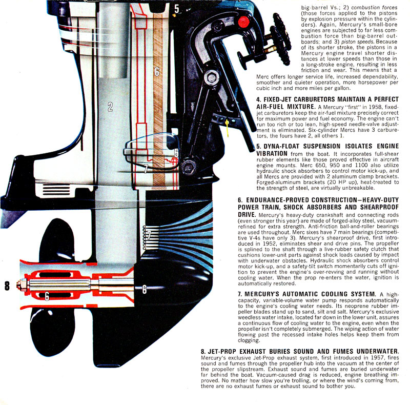 1967 Mercury Outboard Brochure Page 8