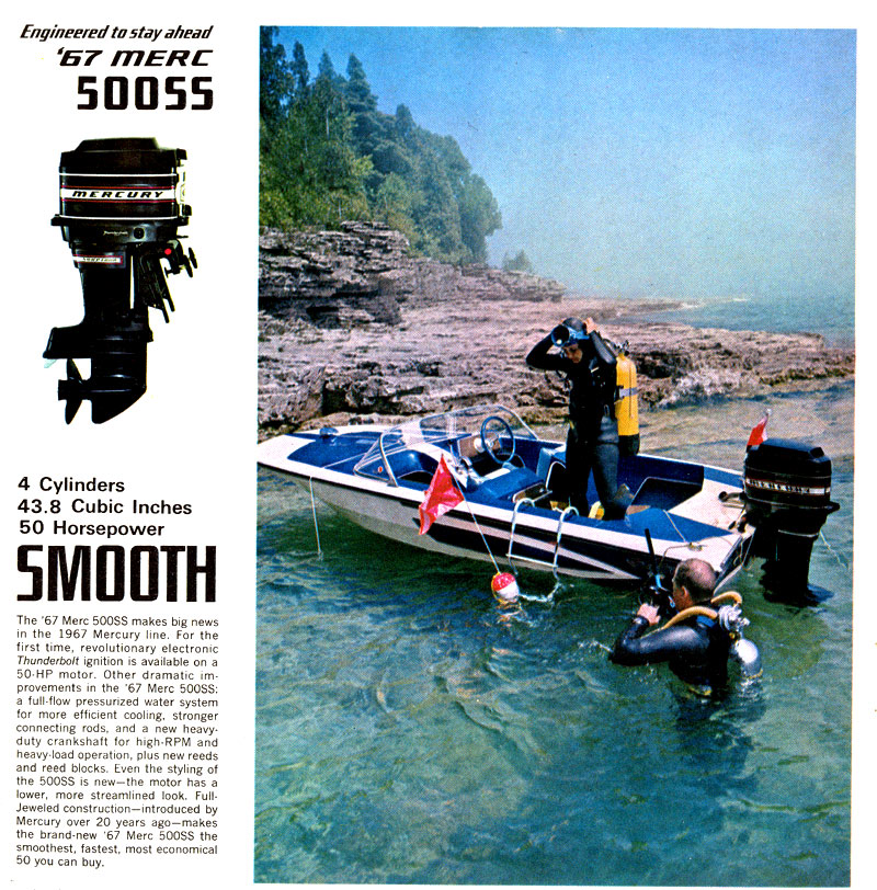 1967 Mercury Outboard Brochure Page 9