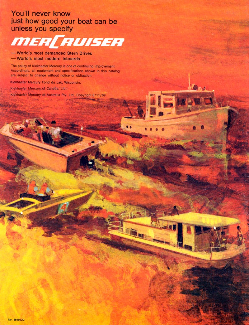 1970 Mercruiser Brochure Back-Cover