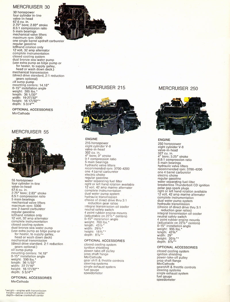 1970 Mercruiser Brochure Page 16